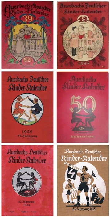 Auerbachs Deutscher Kinder-Kalender, äußeres Erscheinungsbild zur Zeit von Adolf Holst als Herausgeber